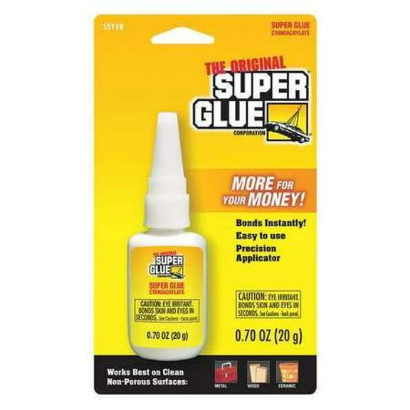 The Original Super Glue Huge Size .70 oz 20 gram Bonds Instantly