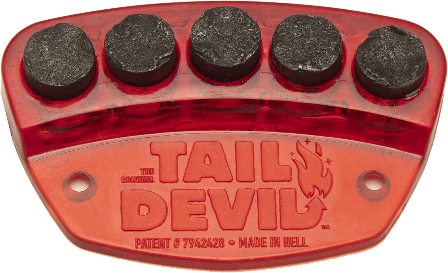 Tail Devil, Skateboard Spark Plate, Red, Attaches to All Wood Decks ...