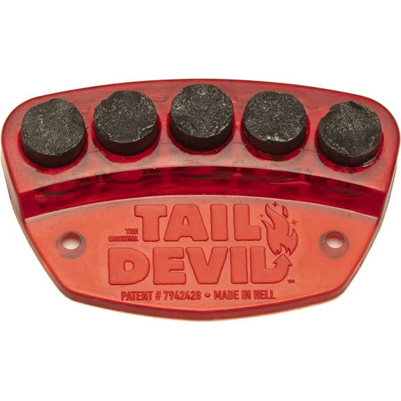 The Original Tail Devil - Make Your Skateboard Spark - Tail Devil Spark Plate - Red