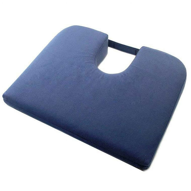 Tush Cush Original Orthopedic Seat Cushion - Navy Fabric