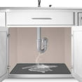 The Original Under Sink Mat Silicone Waterproof mat, Trimmable, Easy