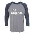 thumbnail image 1 of The Original Unisex 3/4 Sleeve Baseball Raglan Tee, 1 of 2