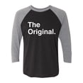 thumbnail image 1 of The Original Unisex 3/4 Sleeve Baseball Raglan Tee, 1 of 3