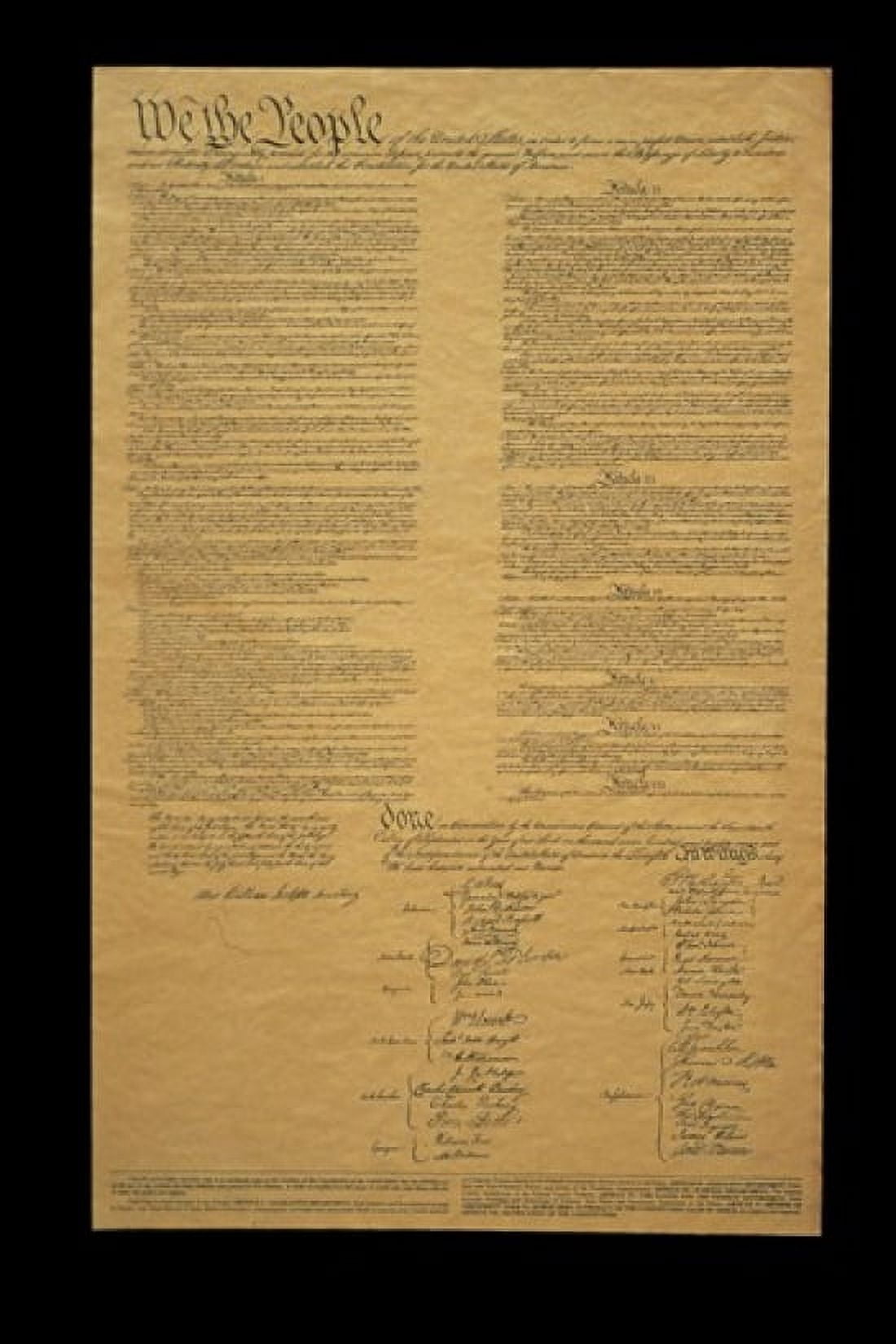 The Original United States Constitution Canvas Art - Panoramic Images (36 x 24)