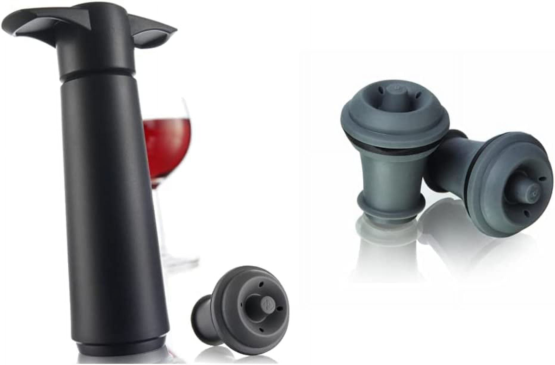 The Original Wine Saver Pump and Wine Preserver with Wine Stoppers