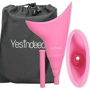 The Original YESINDEED Female Urination Device Silicone for Women + Extension Tube Pink
