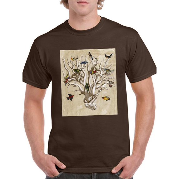 The Ornithologists Dream I T-Shirt Men -Naomi McCavitt Designs, Male Small