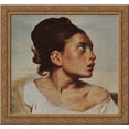 thumbnail image 1 of The Orphan Girl at the Cemetery 24x20 Gold Ornate Wood Framed Canvas Art by Eugene Delacroix, 1 of 2