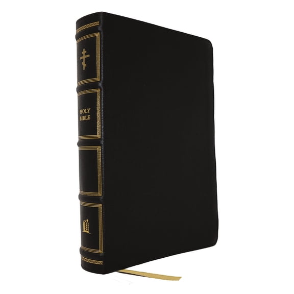 The Orthodox Study Bible, Black Genuine Leather: Ancient Christianity Speaks to Today's World, (Hardcover)