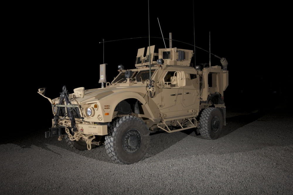The Oshkosh M-ATV Canvas Art - Terry MooreStocktrek Images (18 x 12)