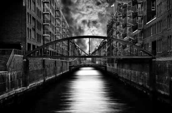 The Other Side Of Hamburg Canvas Art - Stefan Eisele (24 x 36)