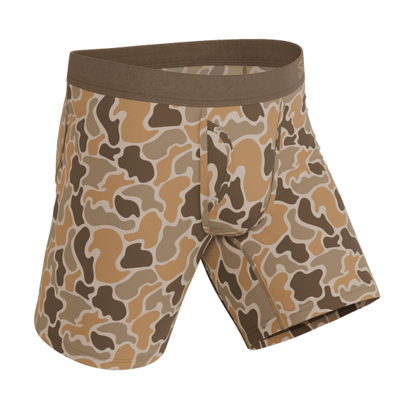 The Out Of Sight - Shinesty Light Duck Camo Ball Hammock Boxer - Long Leg Large