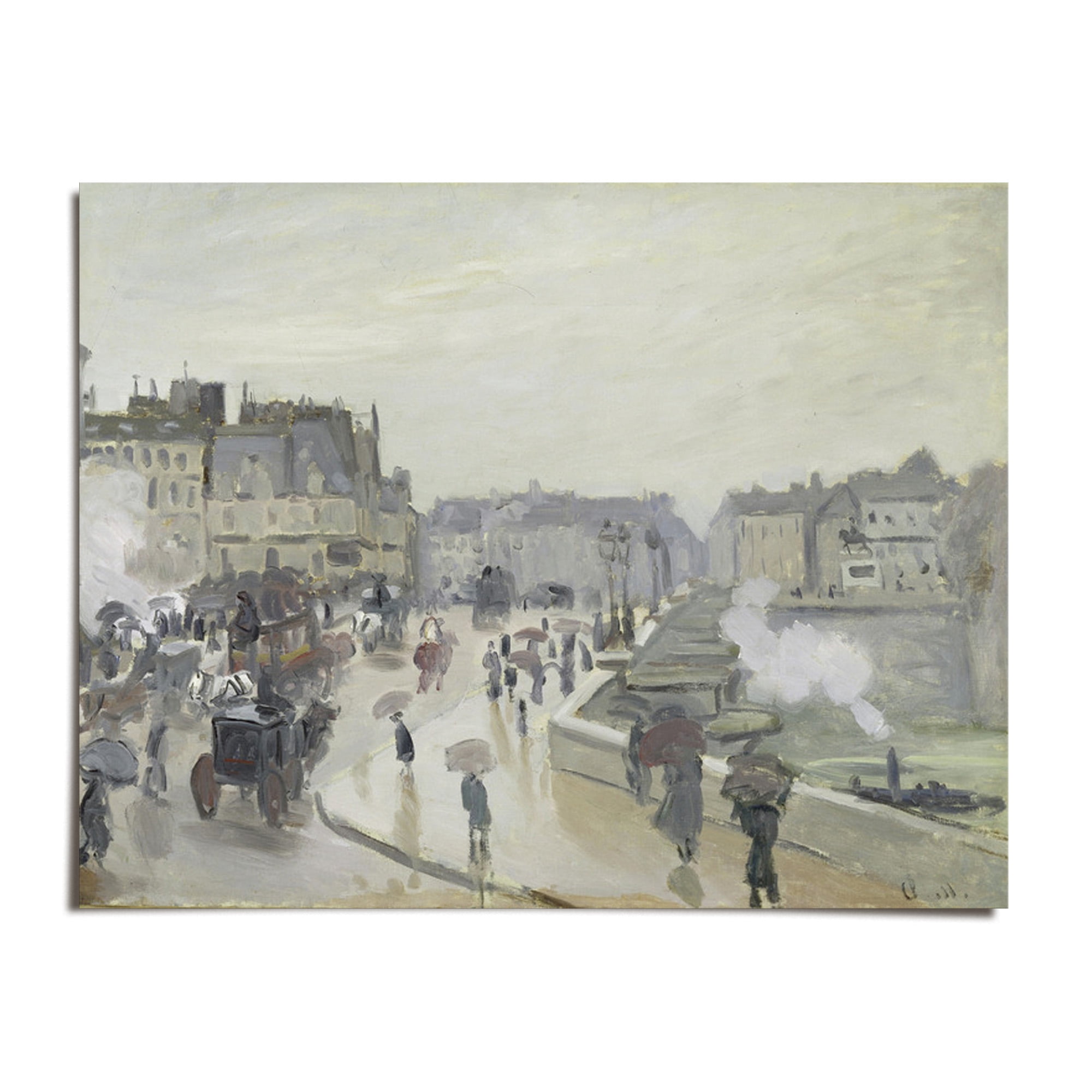 The Outer Harbour At Zaandam, 1871 - Claude Monet - 11x14 - Wall Art ...