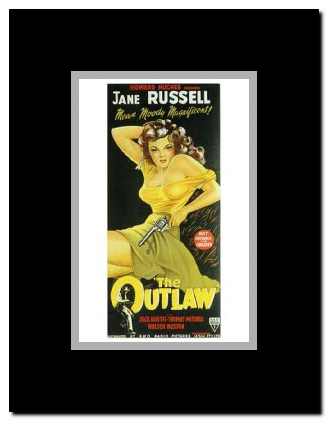 The Outlaw Framed Movie Poster