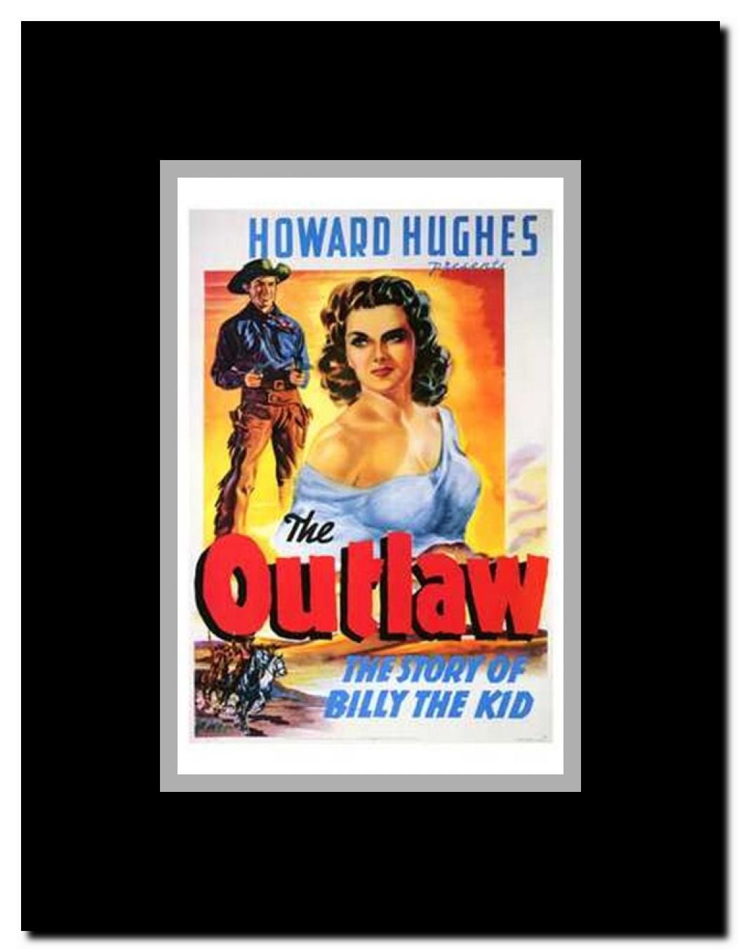 The Outlaw Framed Movie Poster