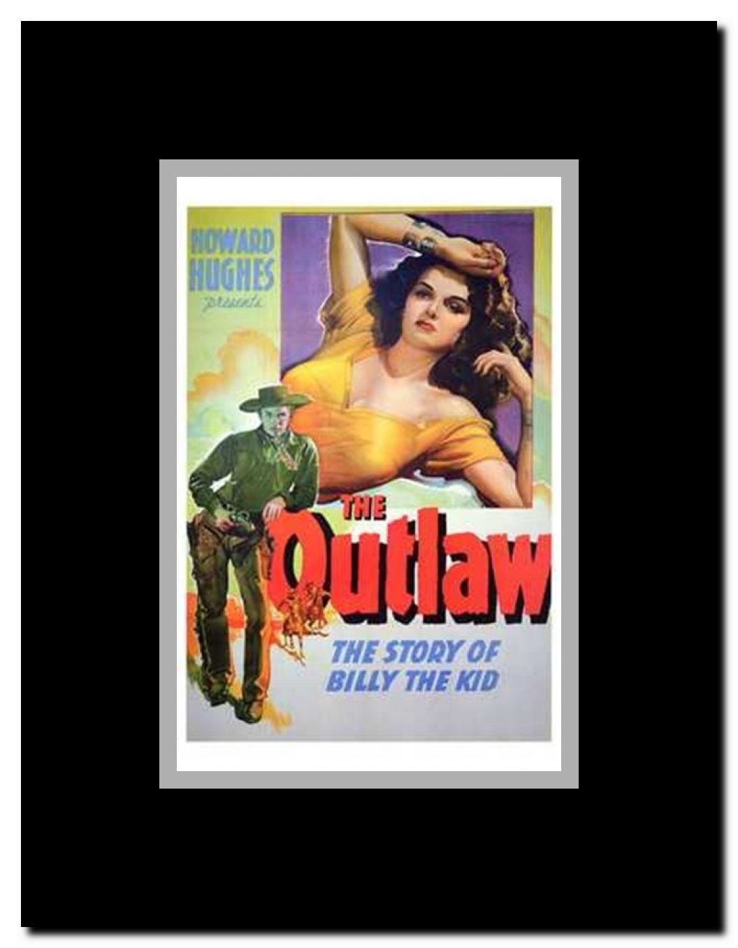The Outlaw Framed Movie Poster