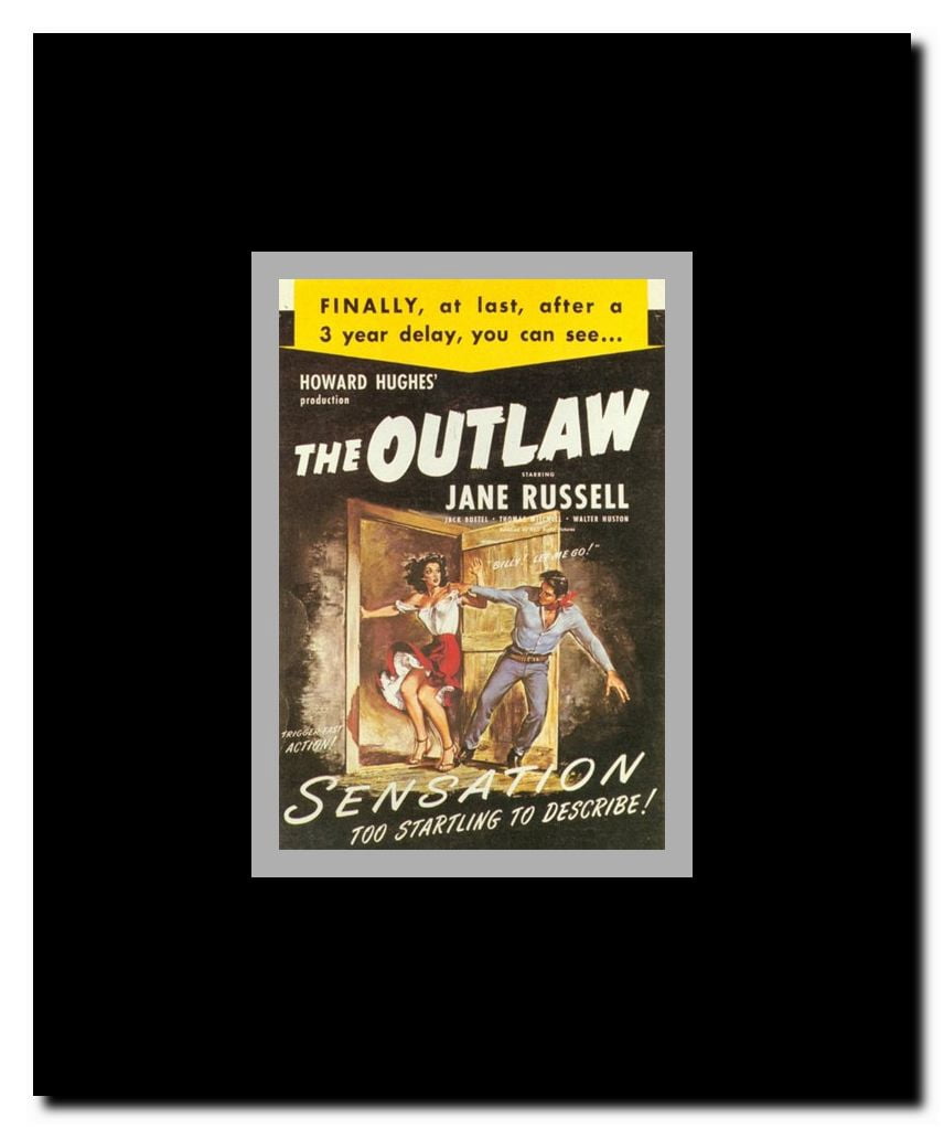 The Outlaw Framed Movie Poster