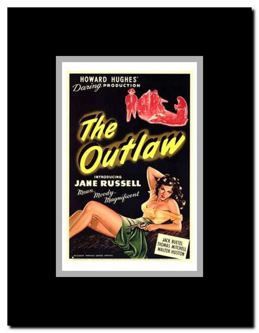 The Outlaw Framed Movie Poster