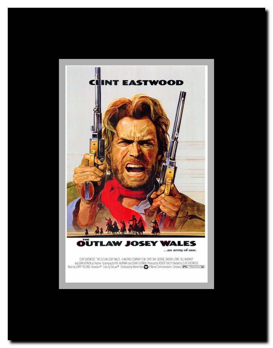 The Outlaw Josey Wales Framed Movie Poster