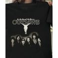 thumbnail image 1 of The Outlaws Black Cotton Unisex All size S-345XL Shirt UH99, 1 of 2