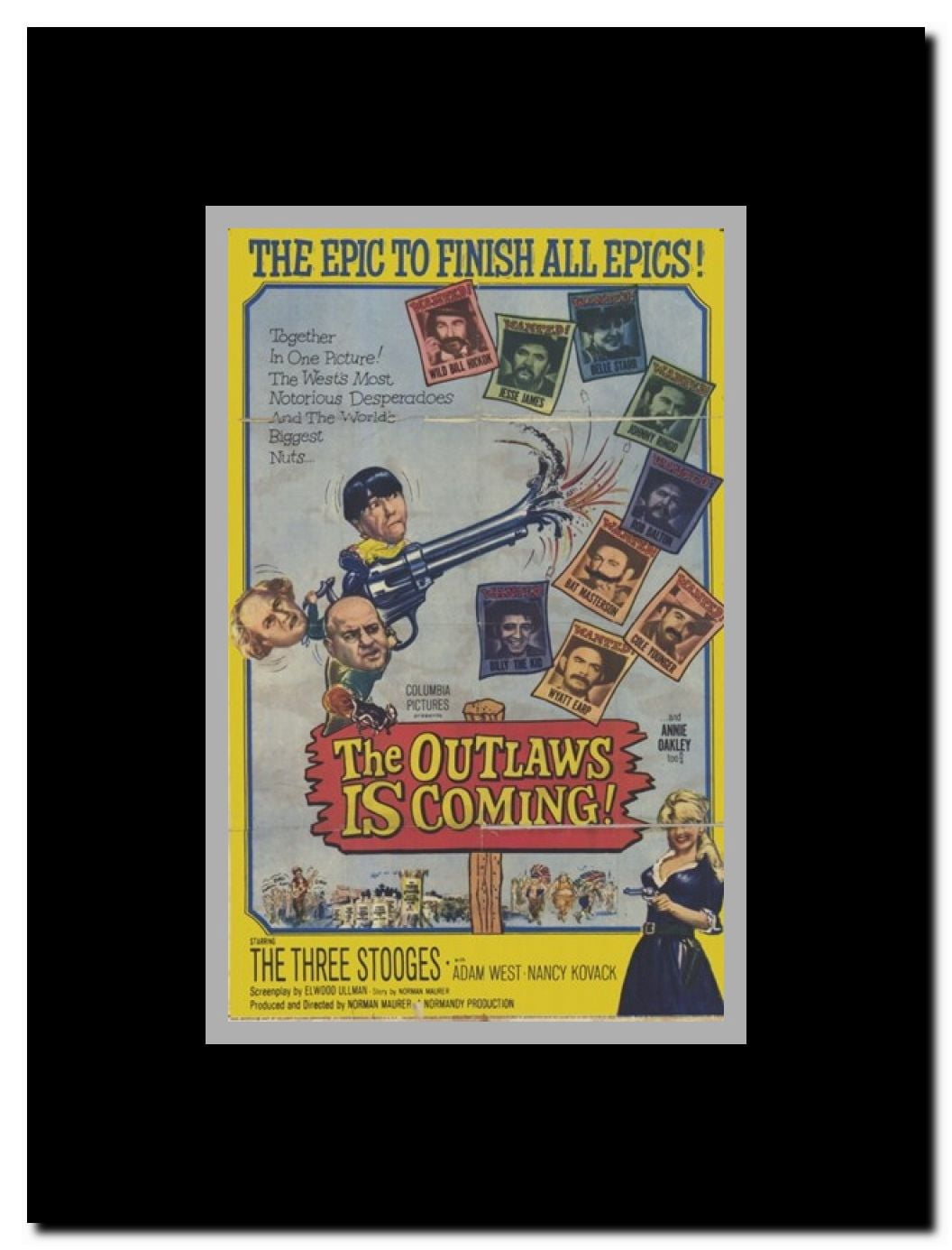 The Outlaws is Coming Framed Movie Poster