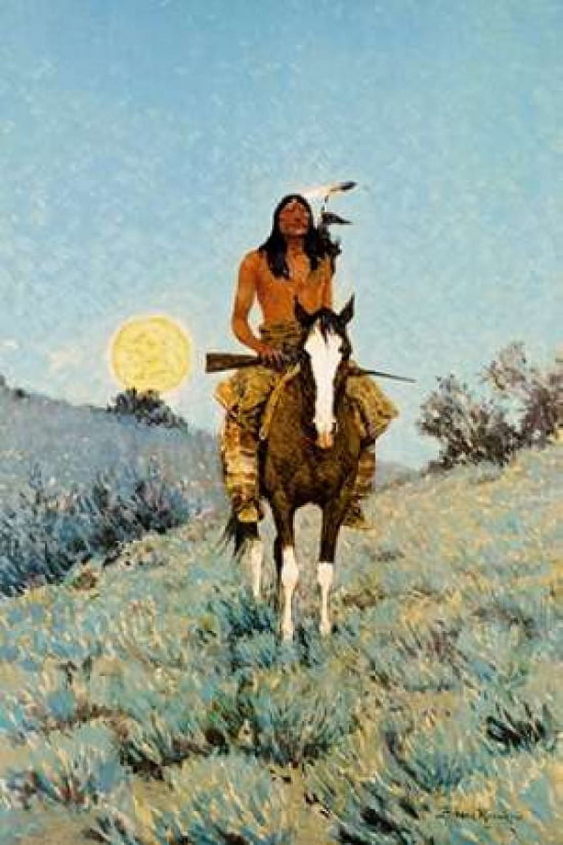 The Outlier Canvas Art - Frederic Remington (24 x 36)