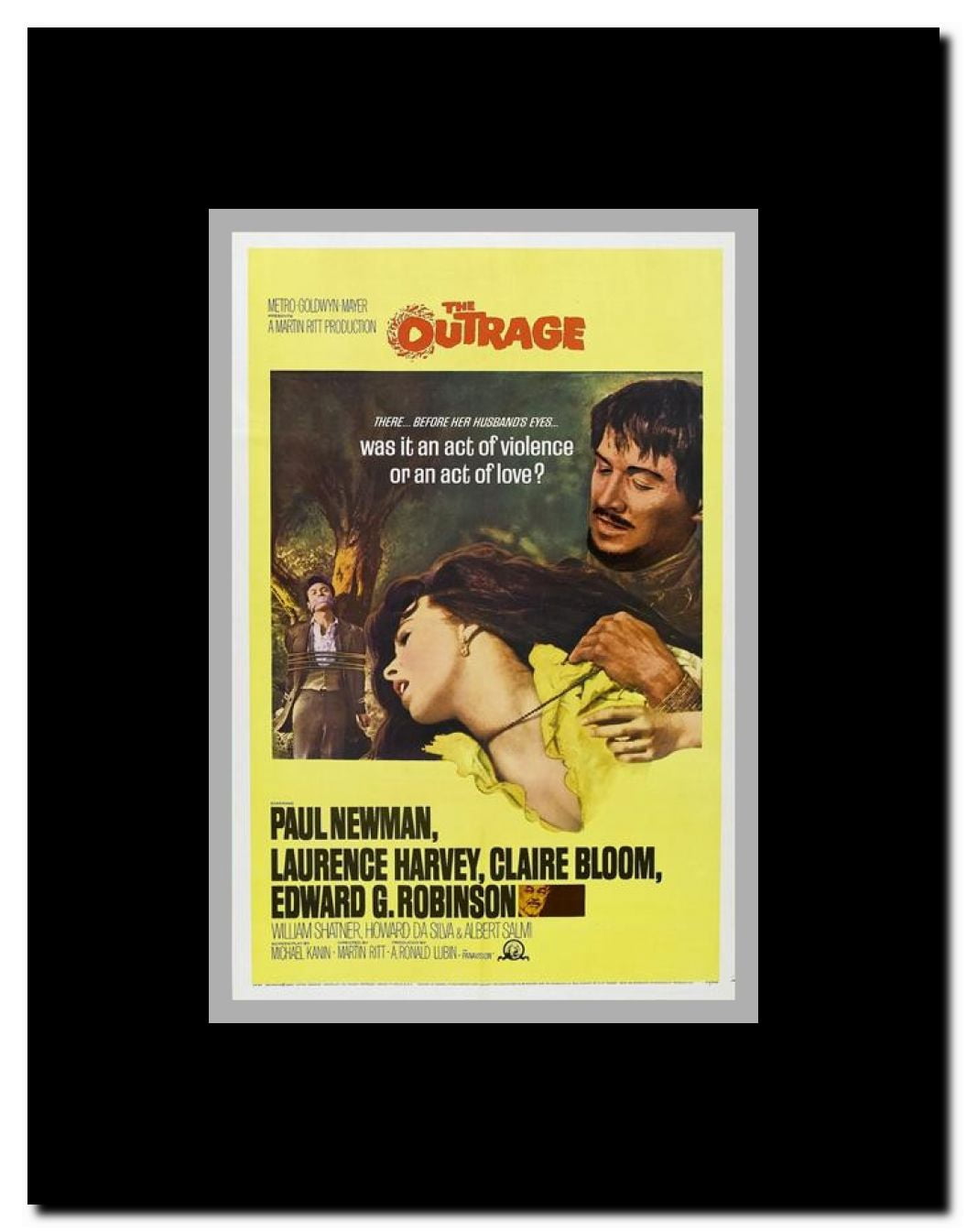 The Outrage Framed Movie Poster