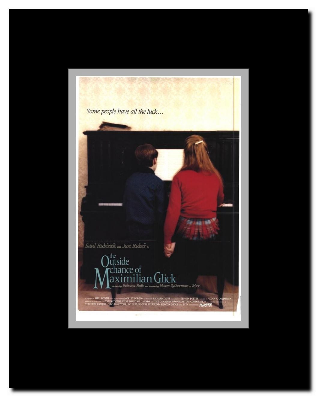The Outside Chance of Maximilian Glick Framed Movie Poster