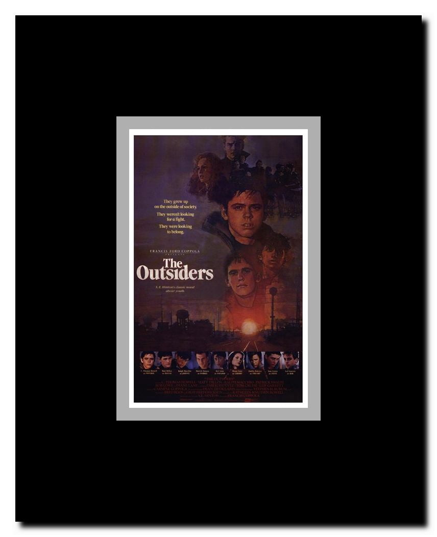 The Outsiders Framed Movie Poster