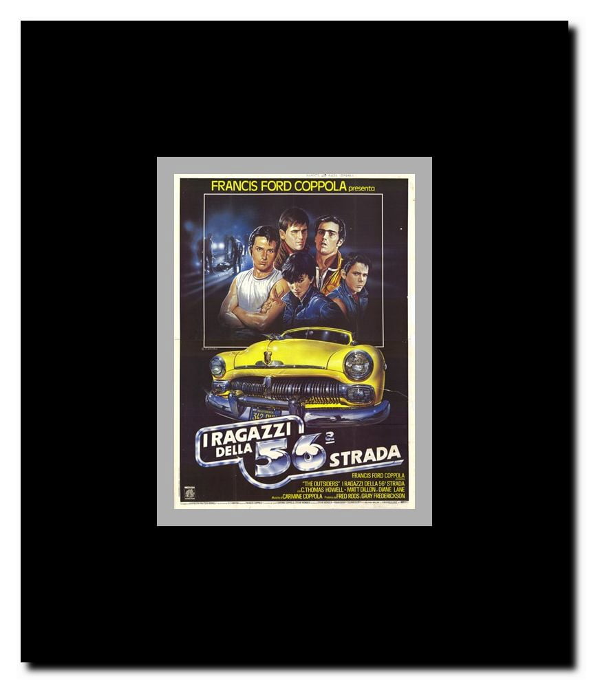 The Outsiders Framed Movie Poster