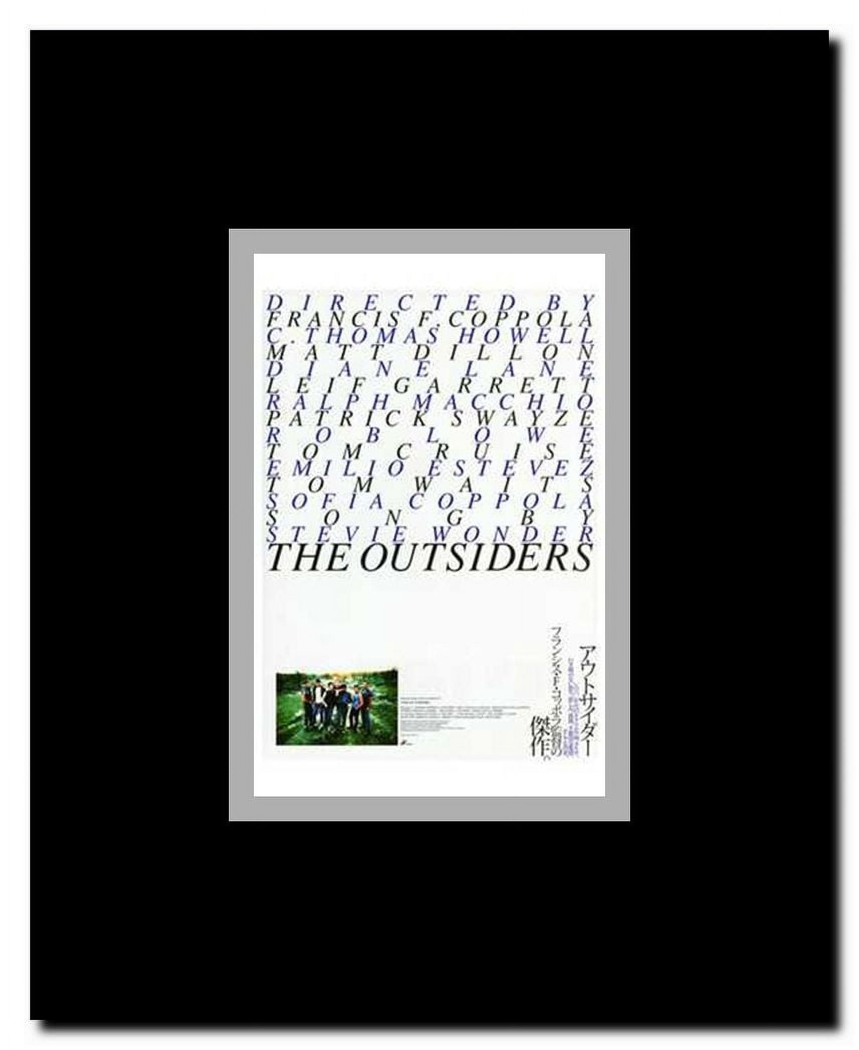The Outsiders Framed Movie Poster