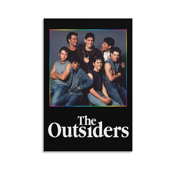 The Outsiders Movie Poster Ralph Macchio Wall Art Picture Painting Poster Canvas Print Posters Artworks Bedroom Living Room Decor 16x24inch(40x60cm)