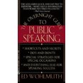 thumbnail image 1 of Pre-Owned Overnight Guide to Public Speaking (Unknown) 0451178009 9780451178008, 1 of 1