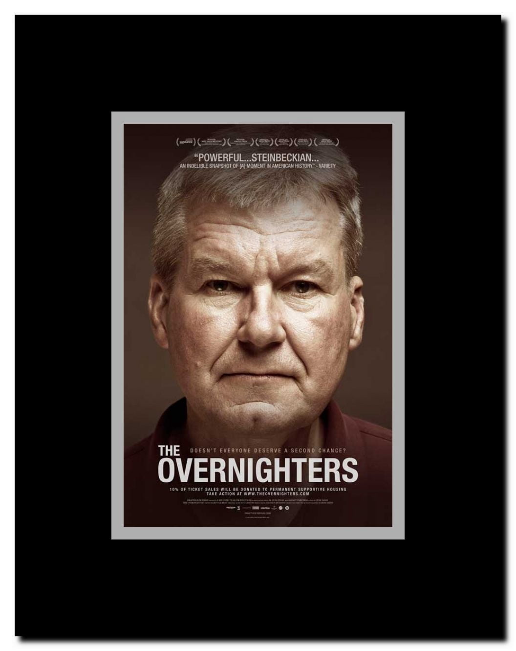 The Overnighters Framed Movie Poster
