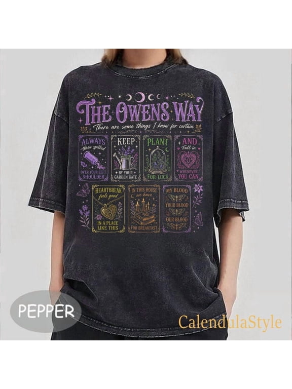 The Owens Way Shirt, Owen Sisters Annual Parasol Jump Shirt, Magic Practical Apothecary, Apothecary Owens Shirt, Practical Magic Tee