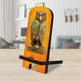 thumbnail image 1 of The Owl Cell Phone Stand Halloween Decor | Wood Mobile Tablet Holder Charging Station Organizer - 892032, 1 of 11