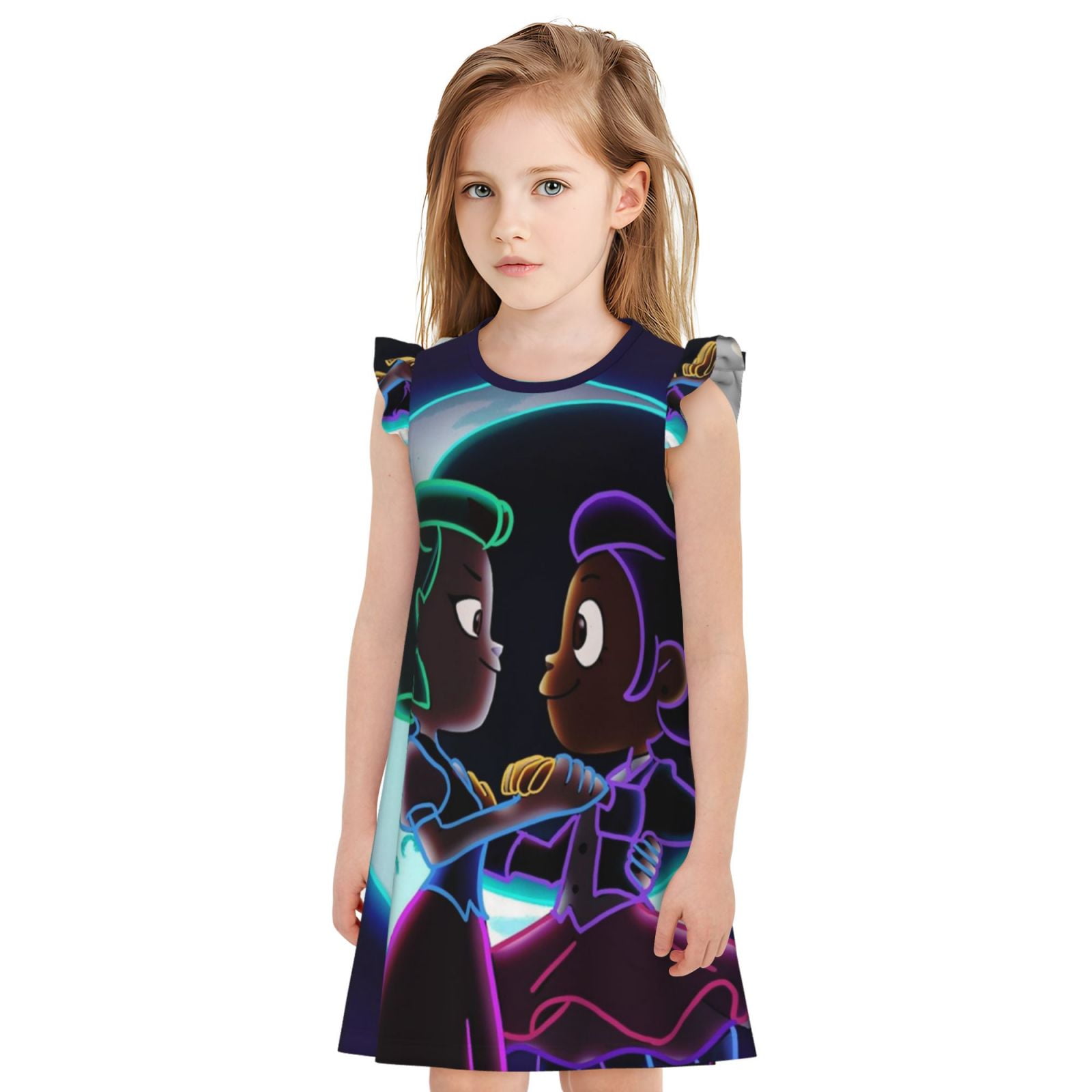 The Owl House Fantasy Girl's Nightgowns Pajamas Dress Soft Children ...