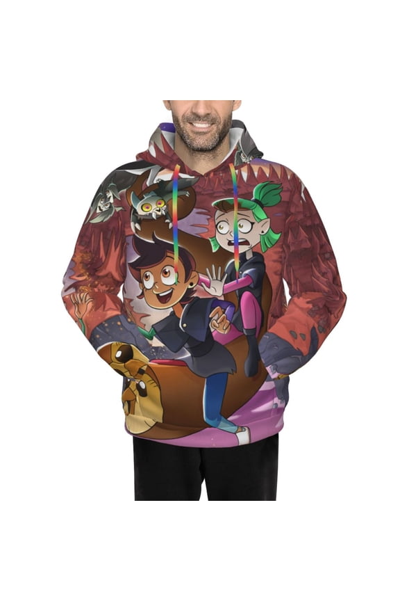The Owl House Men's Hoodie Novelty Pattern Adult Hooded Sweatshirts Casual Unisex Pullover for Women Youth