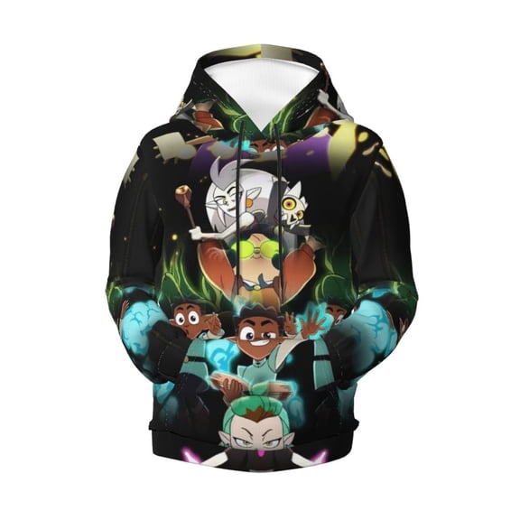 The Owl House Teen Boys Girls Hoodies 3D Printed Hooded Sweatshirts for Kids Long Sleeve Casual Unisex Pullovers with Pockets
