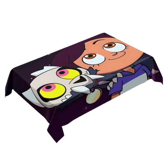 The Owl House Themed Square Tablecloth 54 * 72 Inches Durable Stylish