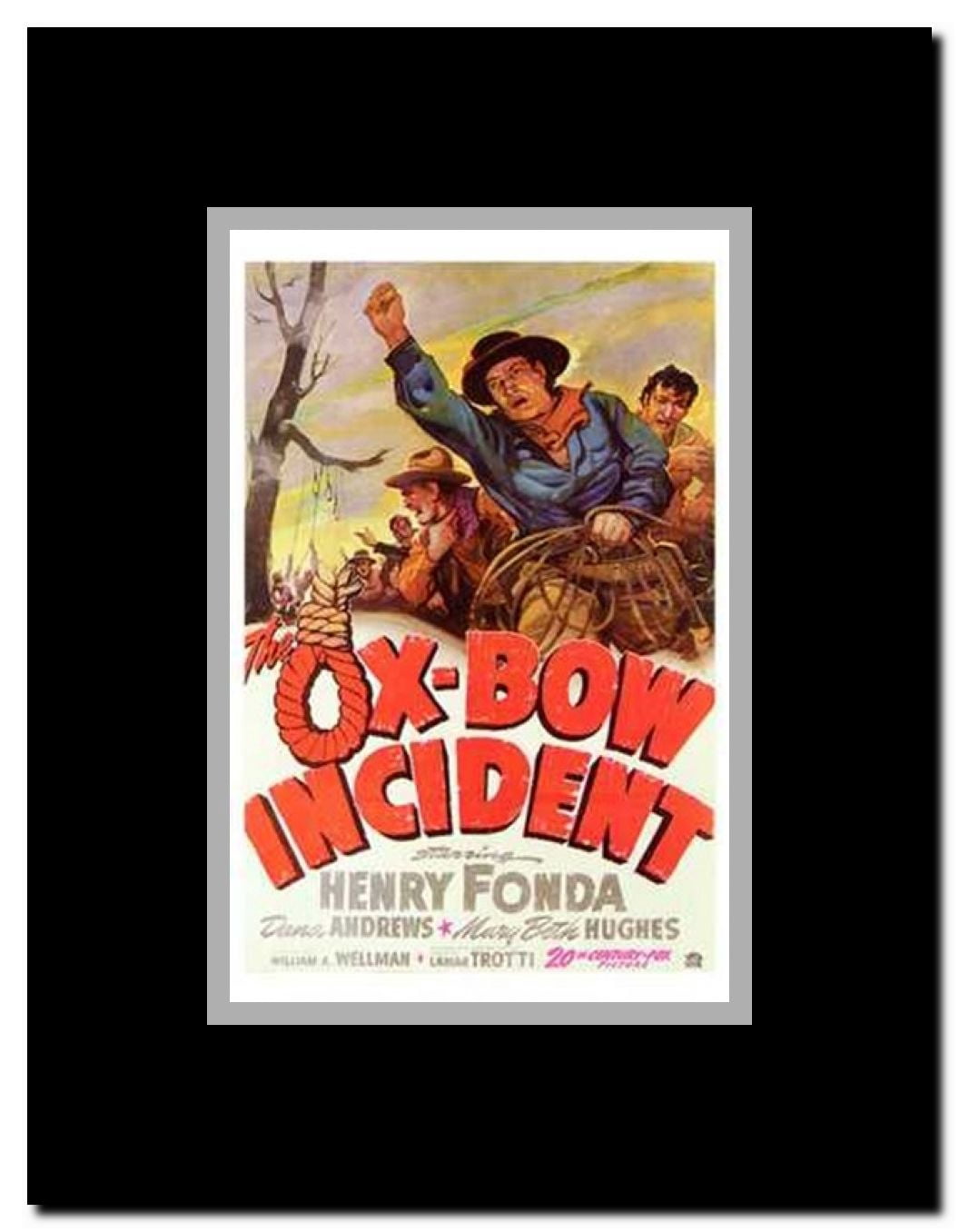 The Ox-Bow Incident Framed Movie Poster