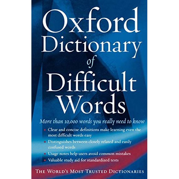 Pre-Owned The Oxford Dictionary of Difficult Words (Paperback 9780195173284) by Archie Hobson