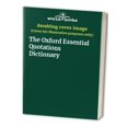 thumbnail image 1 of Pre-Owned The Oxford Essential Quotations Dictionary (Unknown) 0425163873 9780425163870, 1 of 1