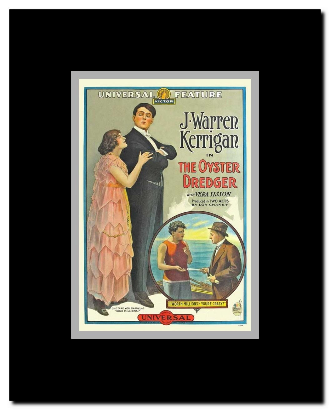 The Oyster Dredger Framed Movie Poster