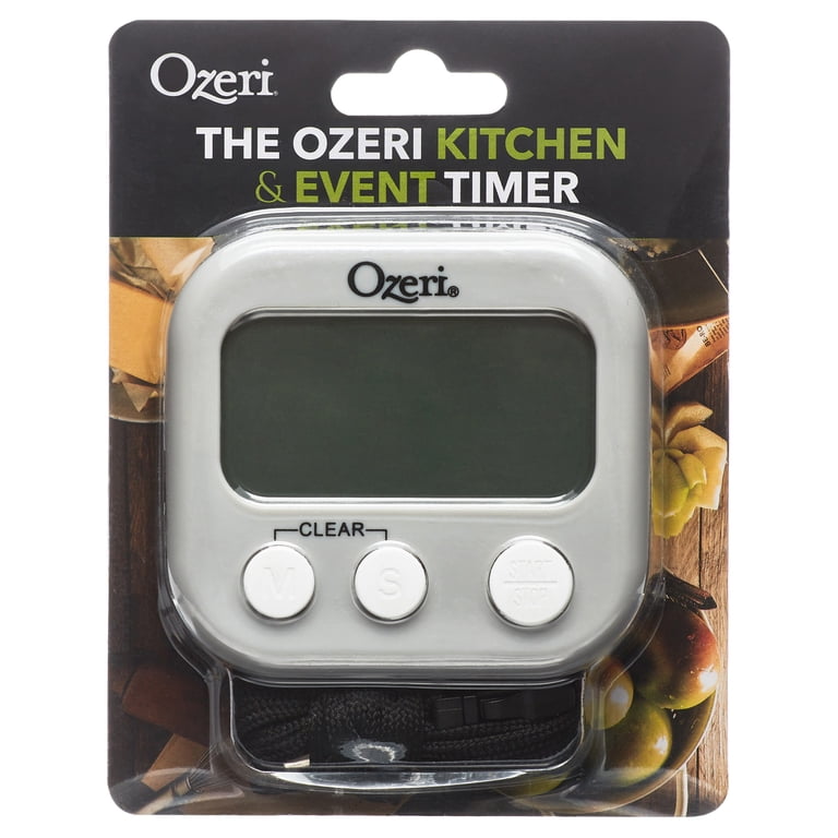 Ozeri Kitchen and Event Timer LCD Stopwatch Magnetic Back Easy to
