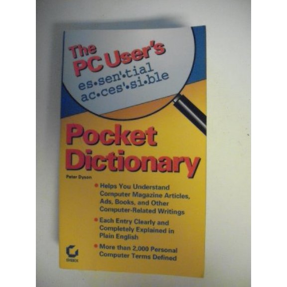 Pre-Owned The PC User's Essential Accessible Pocket Dictionary, 9780895887566, 0895887568, Paperback,