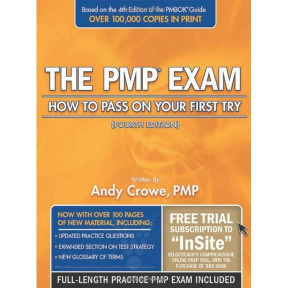 Pre-Owned The PMP Exam: How to Pass on Your First Try [With Access Code] (Paperback) 0972967346 9780972967341