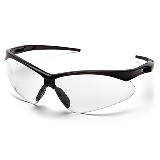 The PMXTREME Bifocal Reader Safety Glasses with Clear Bifocal Lens +2.5