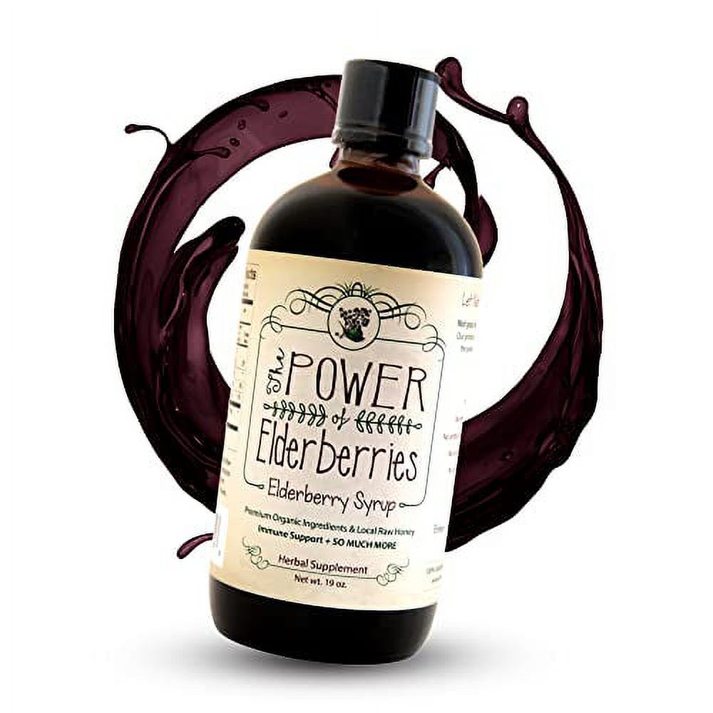 The POWER of Elderberries Elderberry Syrup, AllNatural Sambucus