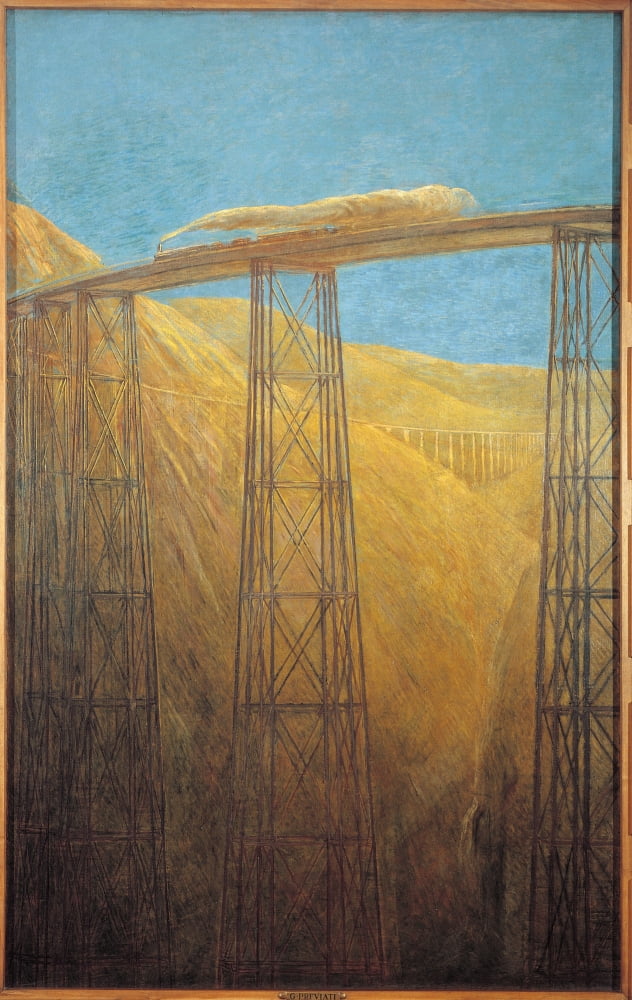 The Pacific Railway Canvas Art - (18 x 24)
